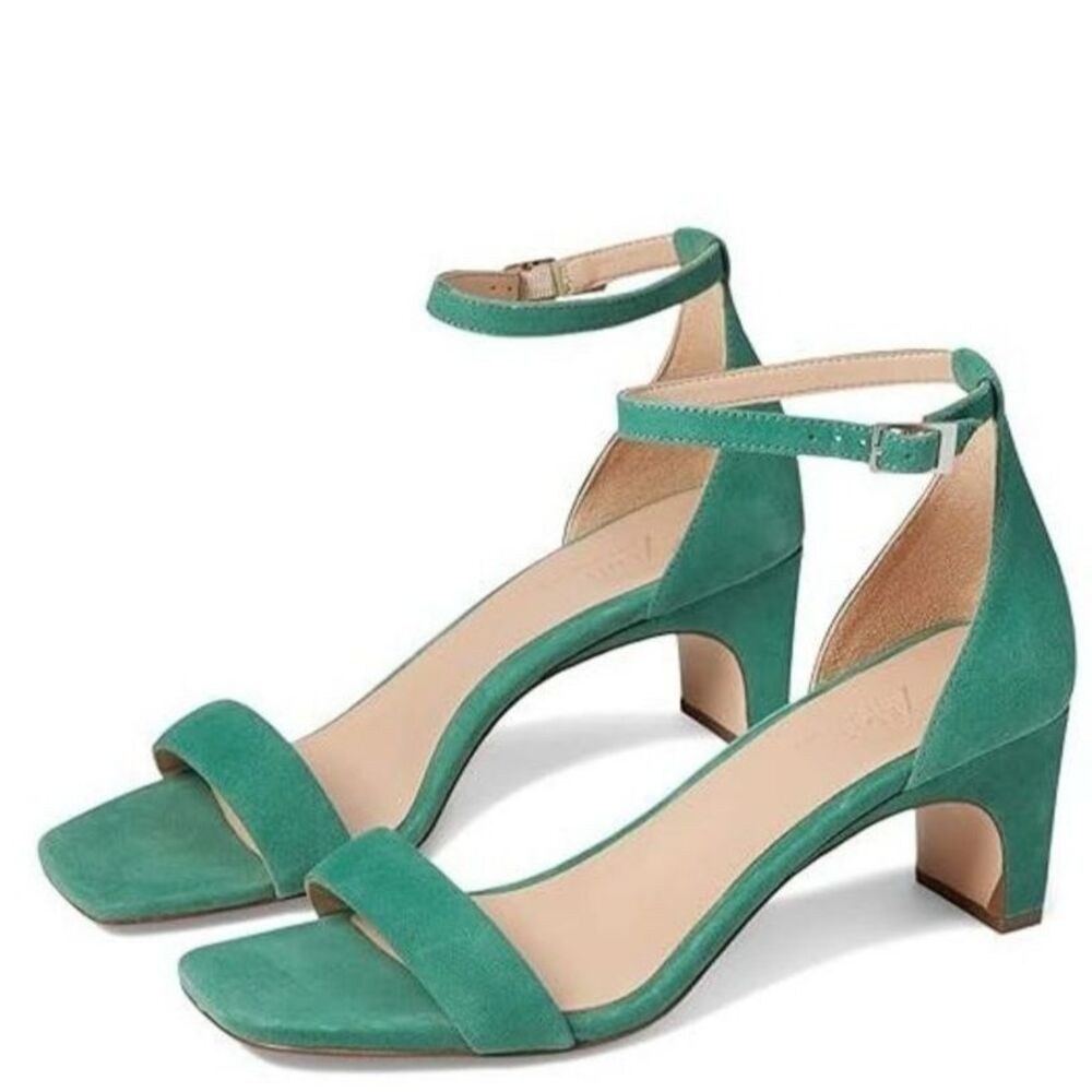 27 Edit Naturalizer Block Heel Sandal 5 Mid Heel Comfort Wedding Chic Green